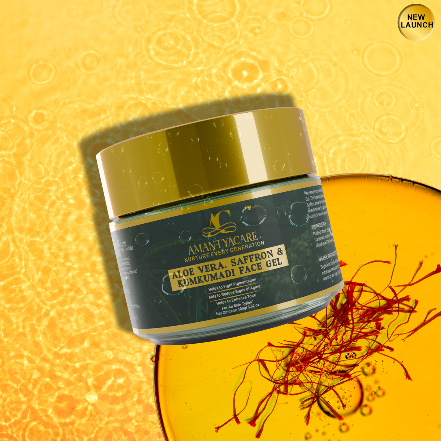 Aloe Vera Saffron & Kumkumadi Face Gel